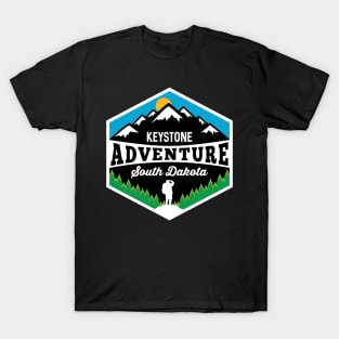 Keystone Adventure South Dakota Hiking Wilderness T-Shirt